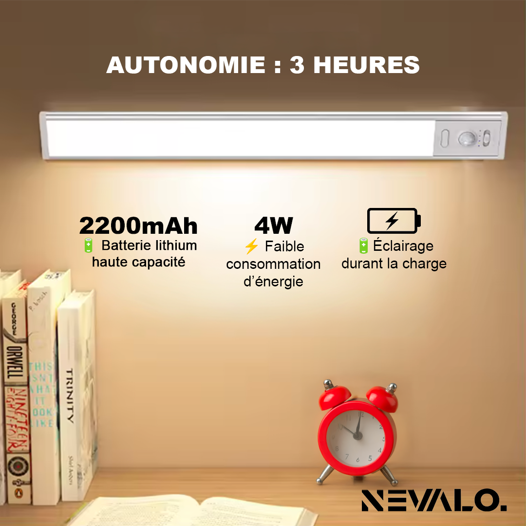 Lampe magnétique à détecteur de mouvements